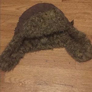 Brown winter hat